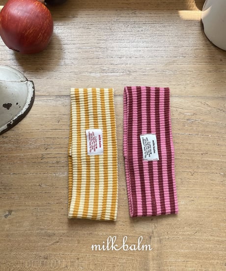 予約milkbalm Lollipop hair band
