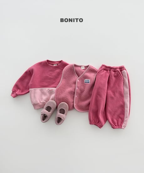 予約 bonito Fluffy Teddy Fleece Vest