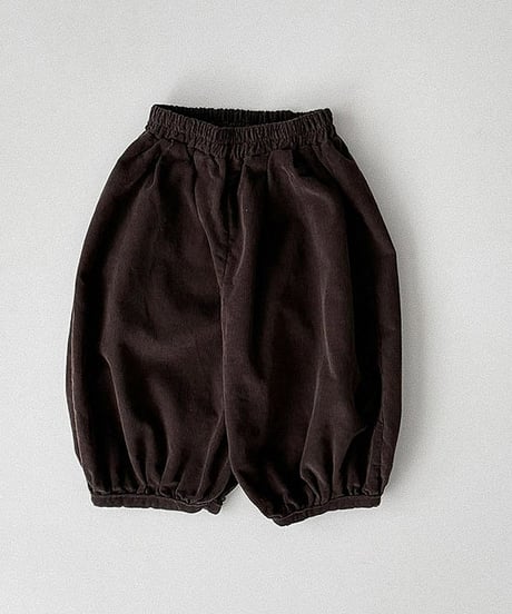 予約 ONU Round wrinkle pants