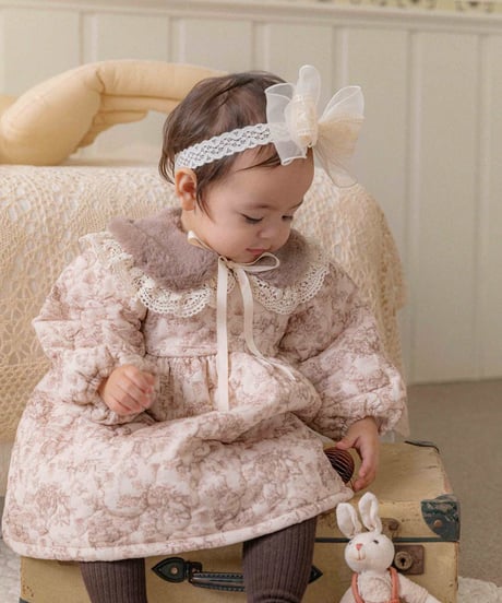 予約 OREN Merry Lulu Padded Dress