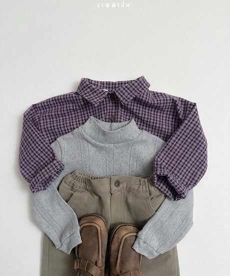 予約minirobe Ria shirt