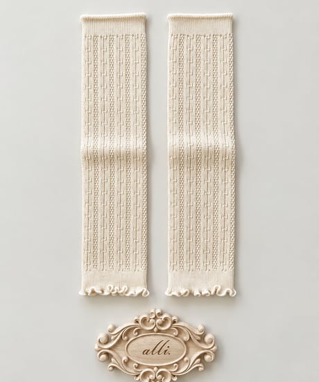 即納Vintage Lace Leg Warmers 3set