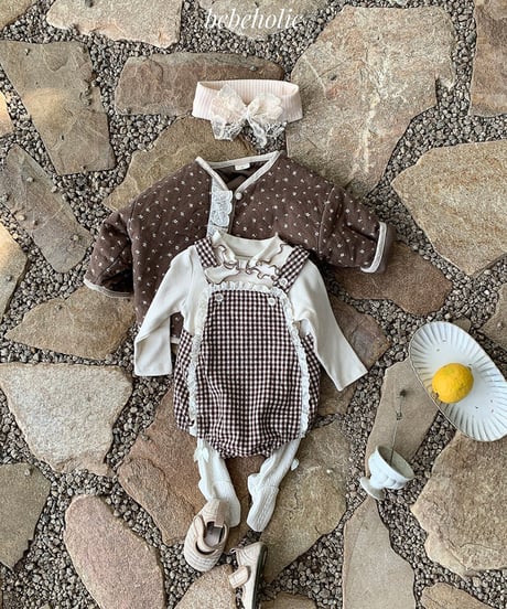 予約 bebeholic Petit suspender suit
