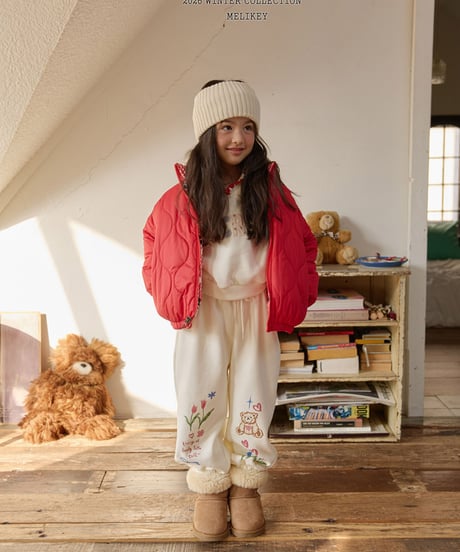 予約 melikey Picture play jogger pants