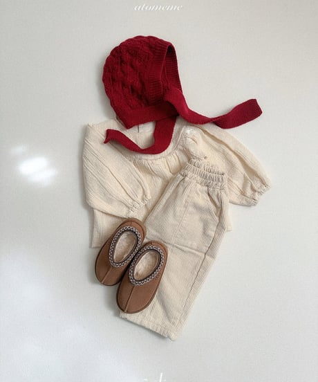 予約 atomeme Knit muffler bonnet