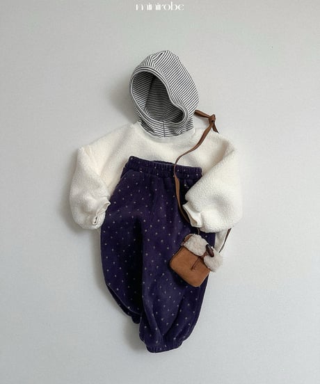 予約minirobe Dumbled Hood Man to Man