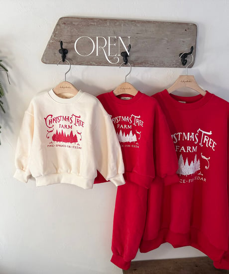 予約 OREN Merry Christmas Sweatshirt