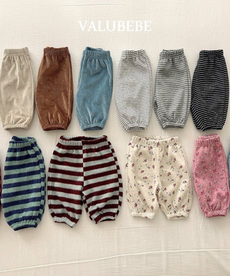 予約 valubebe Winter embo pants 26