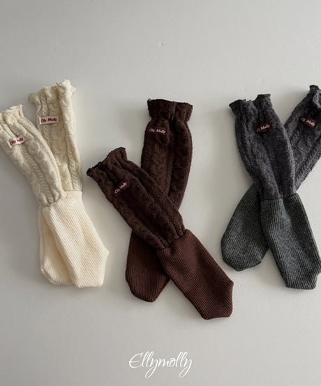 予約Elly Molly Twist Wool Socks