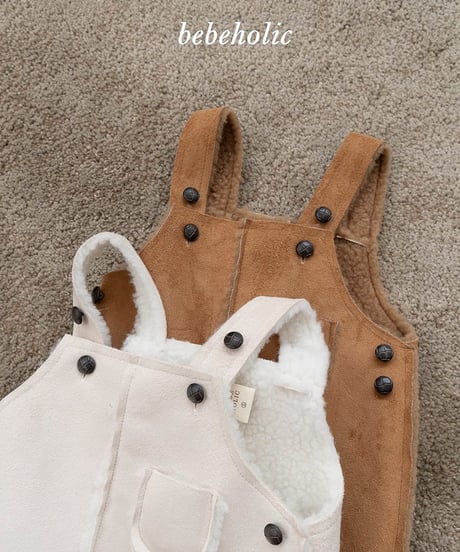 予約 bebeholic Moose suspender suit