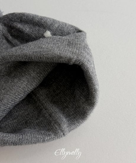 予約Elly Molly Husky bell beanie