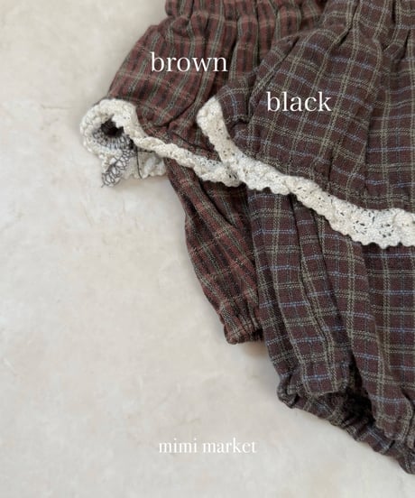 予約 mimi market Check Bloomer