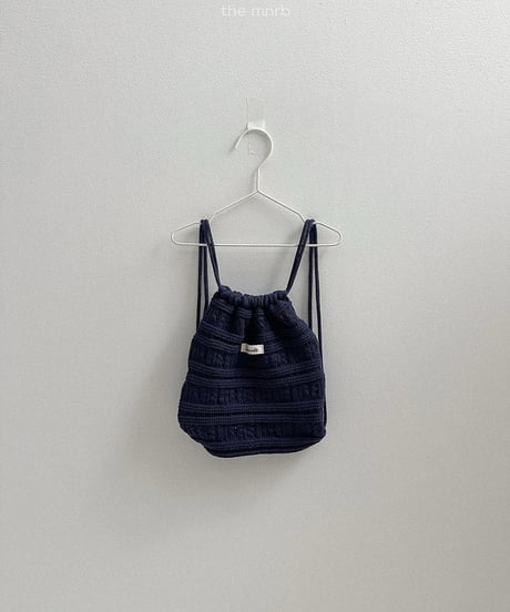 予約minirobe Croche knit bag