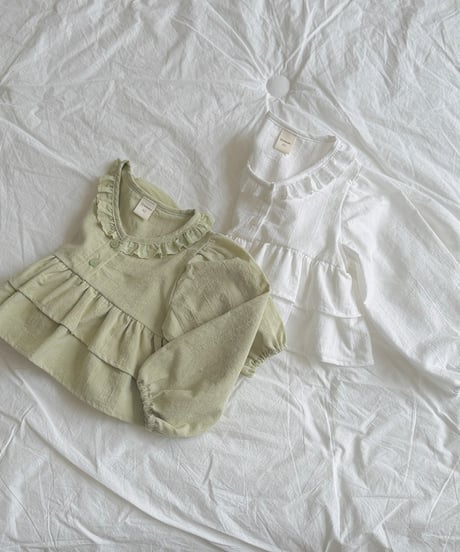 予約 ninibello Mone lace blouse