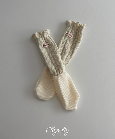 予約Elly Molly Twist Wool Socks