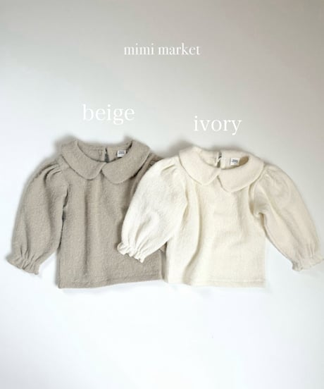 予約 mimi market Hair collar tee