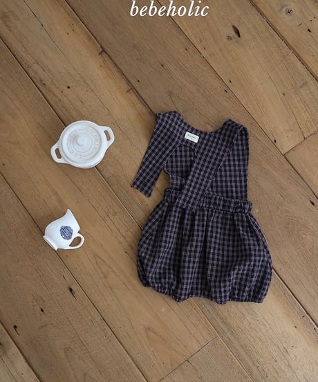 予約 bebeholic Kuku suspender suit
