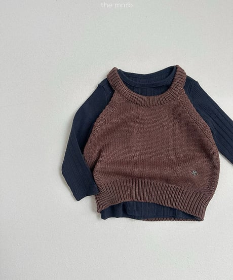 予約minirobe Holter neck knit