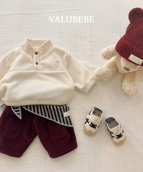 予約 valubebe Pantteok corduroy pants