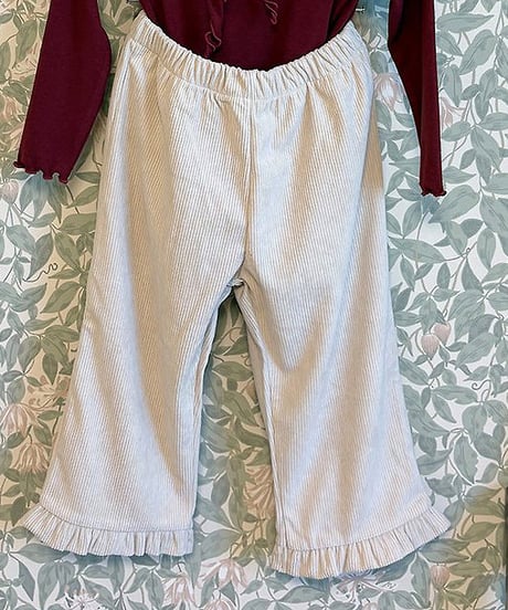 予約OHHO Soft golden frill pants