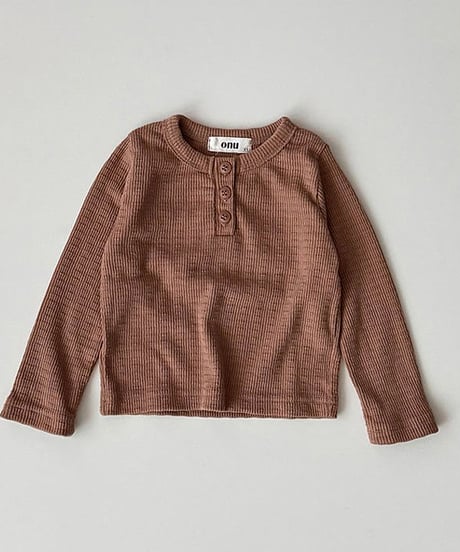 予約 ONU Cracker button tee