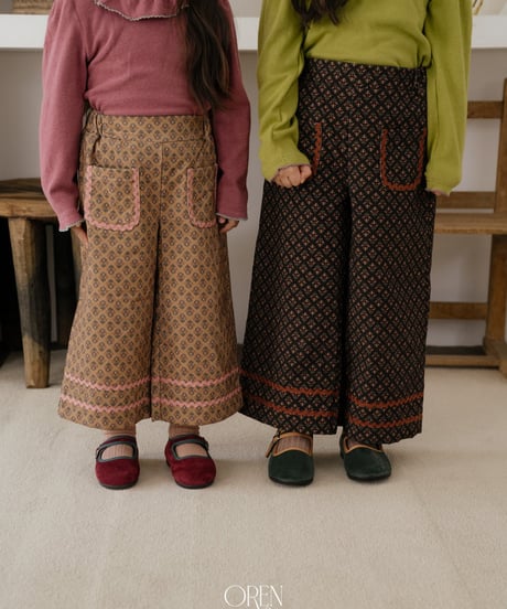 予約 OREN Mareyu Corduroy Padded Pants