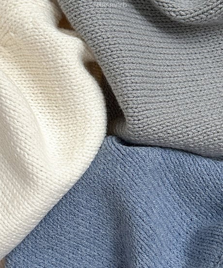 予約minirobe Emblem 7 knit
