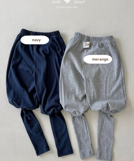 予約 lalaland Warmer pants