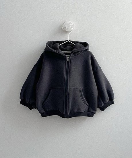 予約minirobe Barrel Hooded Zip-Up