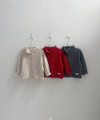 予約 atomeme French knit cardigan