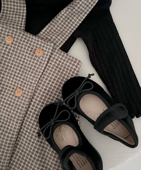 即納 ribbon velours  shoes