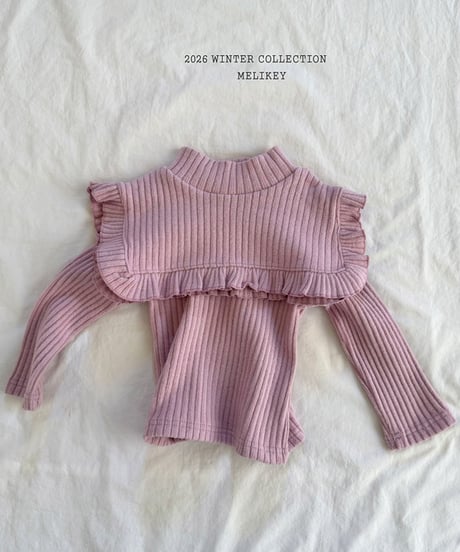 予約 melikey Cape frill Tee