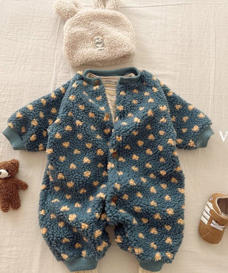 予約 valubebe Snow flower heart suit