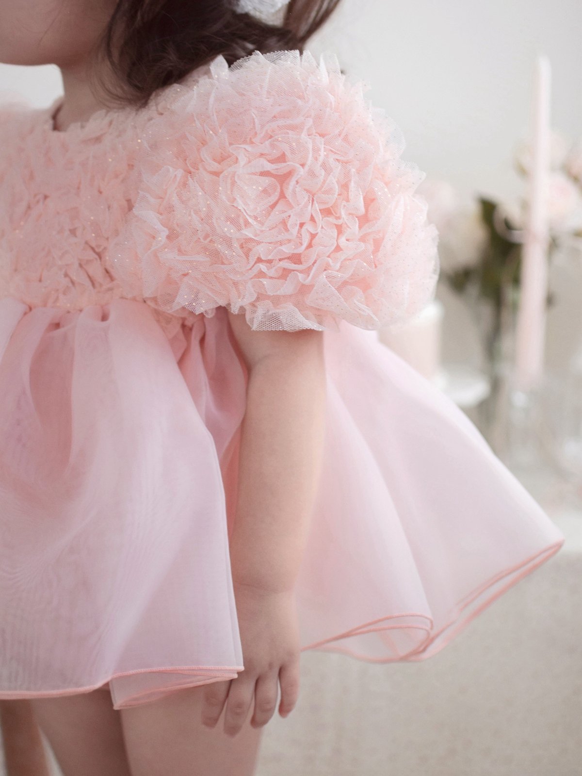OREN Blooming Rose Pearl OnePiece ドレスS 即納 OREN Blossom Rose Suit | alli.