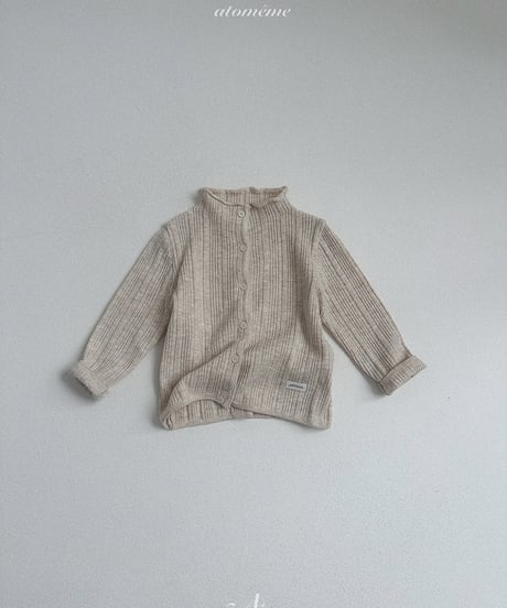 予約 atomeme French knit cardigan