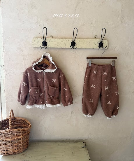 予約 marron Ribbon pants
