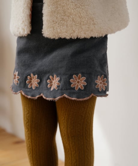 予約 OREN Bella Embroidered Culotte Pants