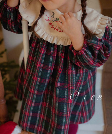 予約 OREN Eve Check Dress