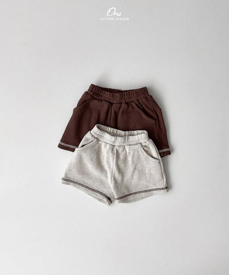予約 ONU Cinnamon sand pants
