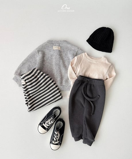 予約 ONU B slim golji pants