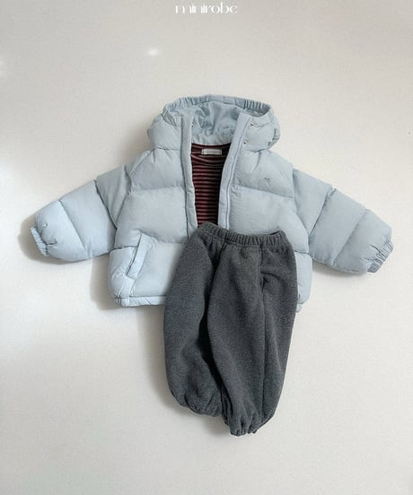 予約minirobe Loro padding jumper