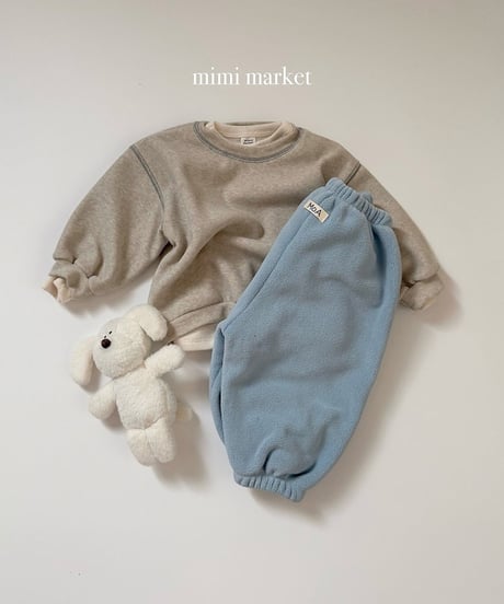 予約 mimi market Minkterry man to man