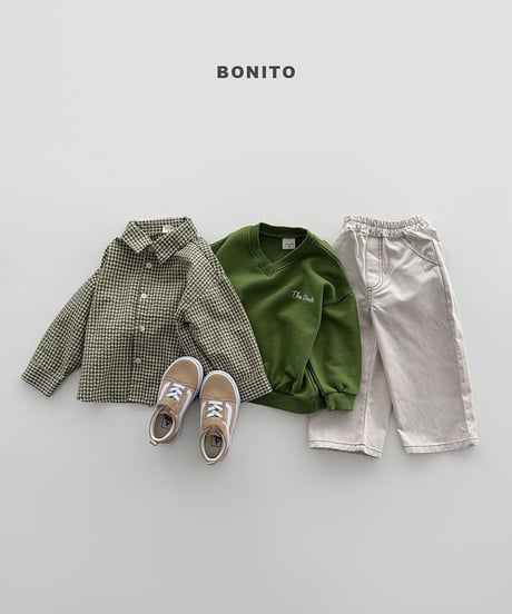 予約 bonito Check shirt