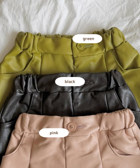 予約 ninibello Prom leather pants