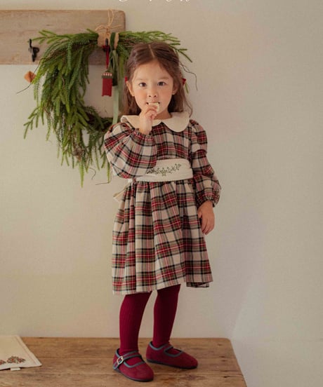 予約 OREN Noëlia Check Dress