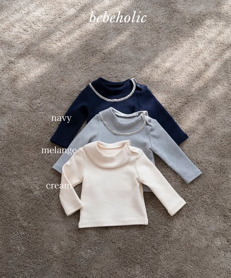 予約 bebeholic Quilted tee