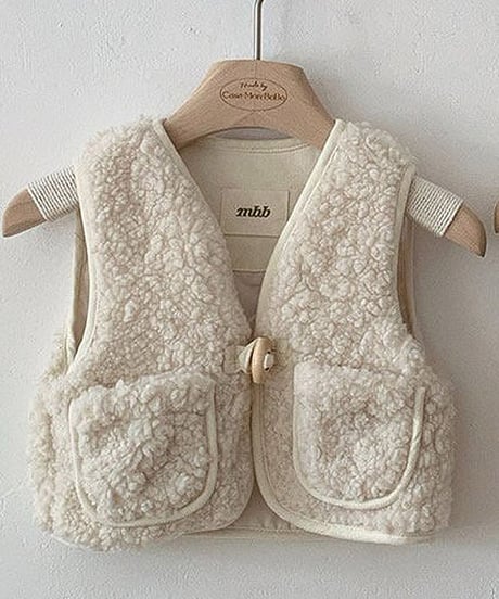 予約 monbebe Wool vest