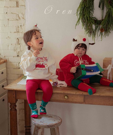 予約 OREN Merry Christmas Sweatshirt Suit
