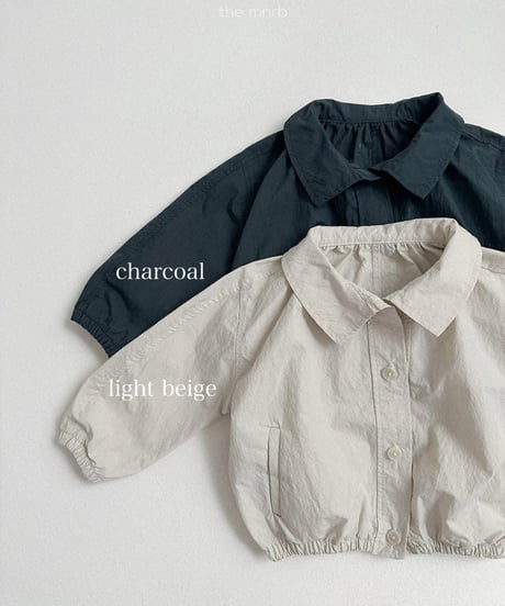 予約minirobe Ruffle short trench