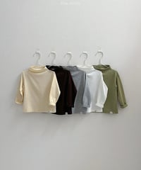 予約minirobe Blossom Half-Neck Tee